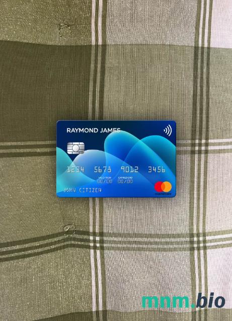 USA Raymond James Financial bank wygląd zdjęcia mastercard skan PSD + zdjęcie